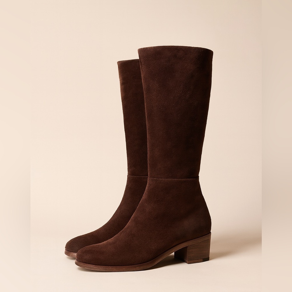 MARSELL Mid-Calf Suede Boots (Made in Italy)